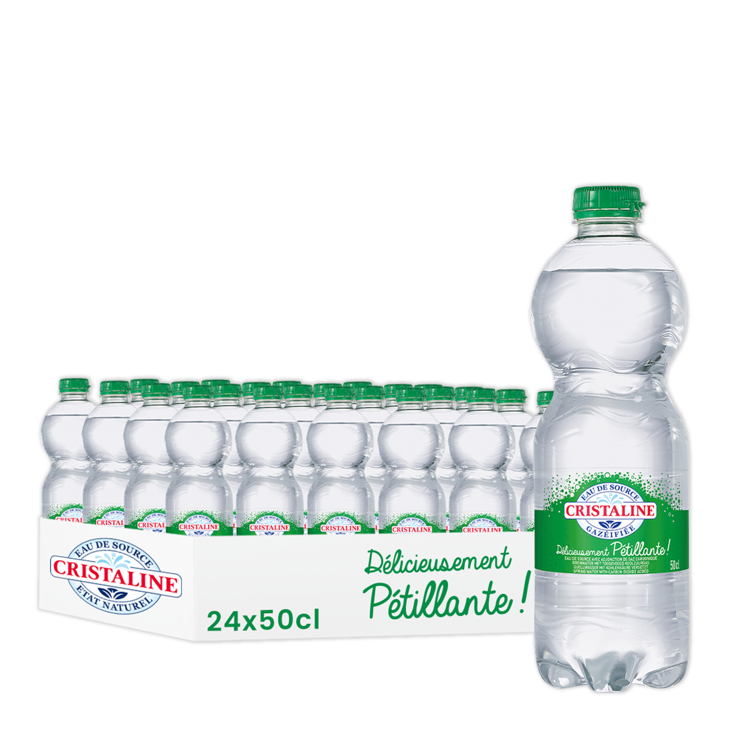 Cristaline Sparkling Spring Water - Deliciously Sparkling