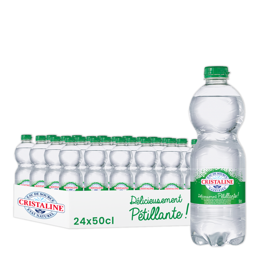Cristaline Sparkling Spring Water - Deliciously Sparkling