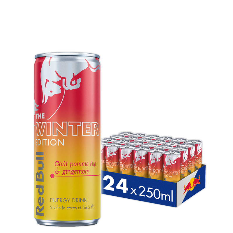 Red Bull Pomme Fuji Gingembre â€“ Winter Edition LimitÃ©e 2025